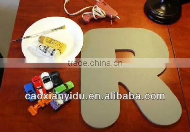Wooden Decorative Alphabet Gold Letter High Quality 2013 Hot Sell