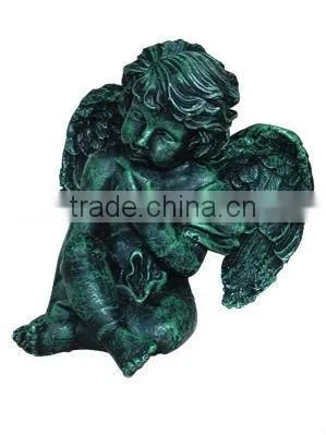 China supplier metal statue antique cast iron people statues