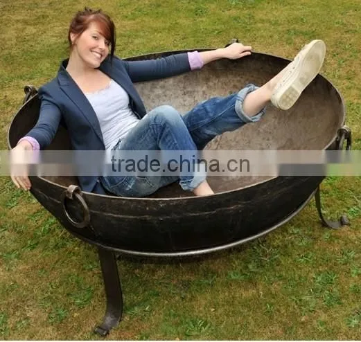Antique outdoor cast iron cauldron china supplier cauldron
