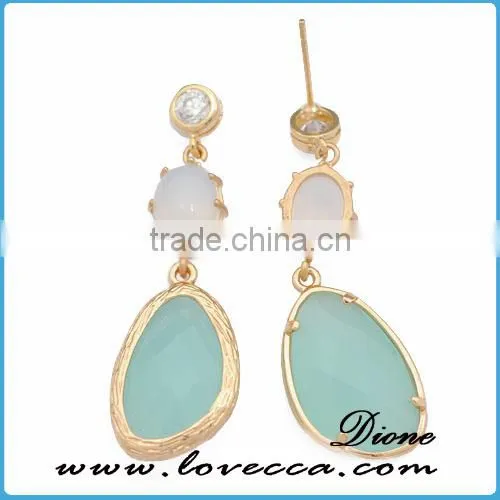 Latest Fashion Hot Sale Wedding Gift Birthstone Earrings