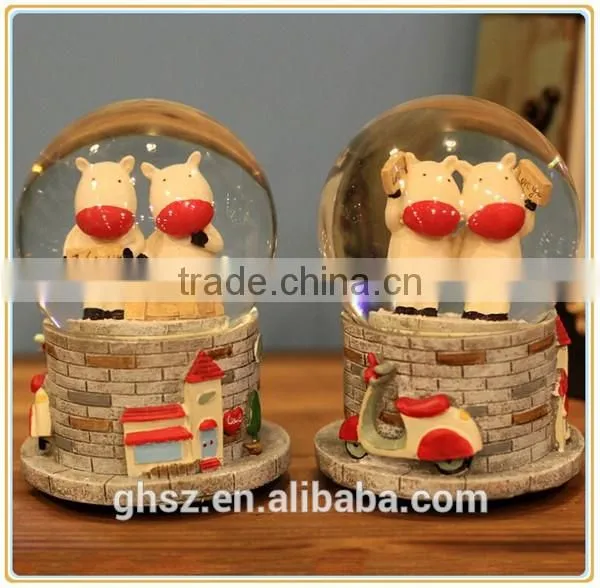 Custom tourist souvenir gift resin Armenia noravank snow globes