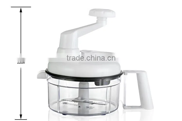 Hand crank veggie chopper as seen on tv