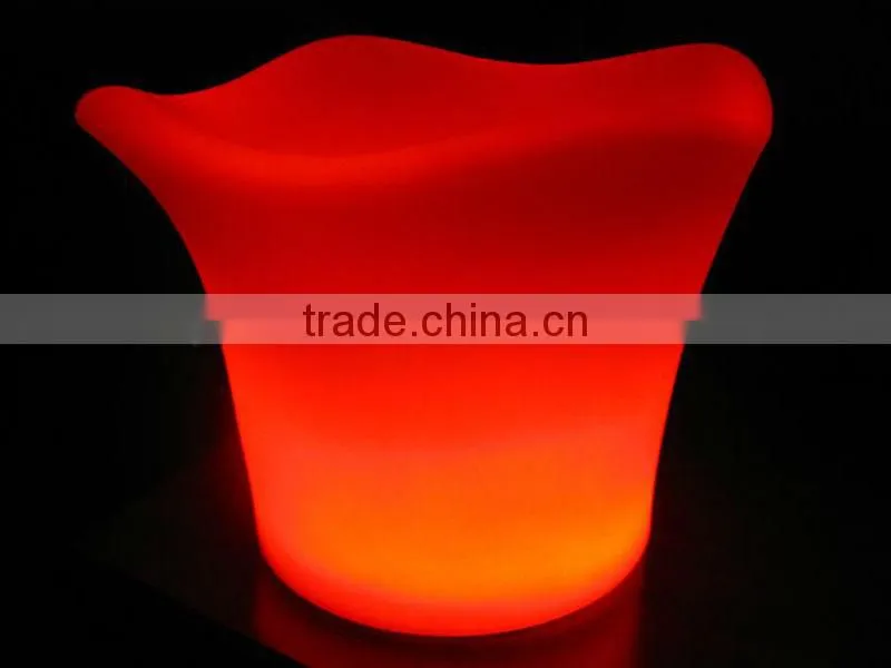 LED ice bucket for beer wine