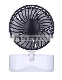 USB desktop folding fan, portable office couple double headed small fan LS Eplus
