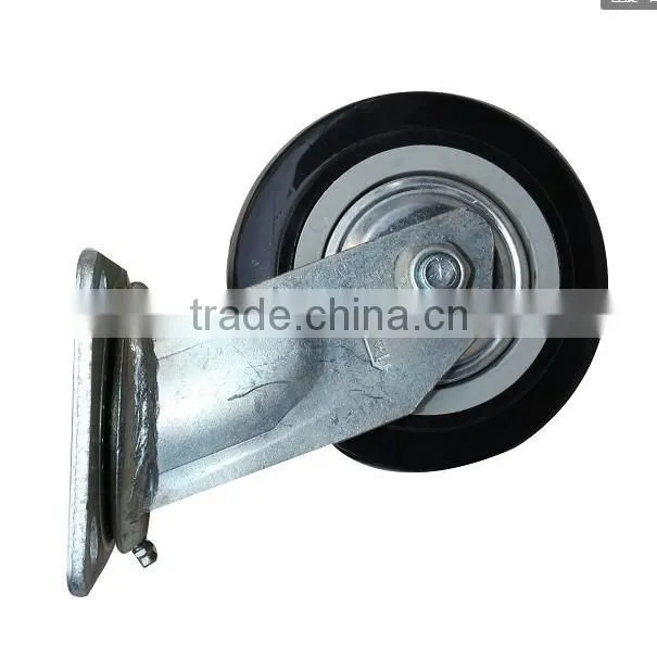 High Quality PP material 6 heavy duty pu caster wheel