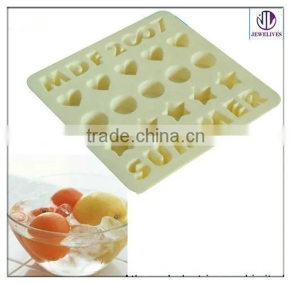 Disney Audited Foactory Foldable Custom Shaped Silicone Ice Cube Mould