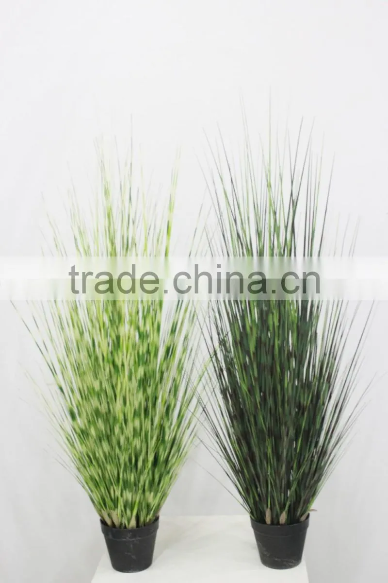 Wholesale artificial plants zebra onion grass in pot