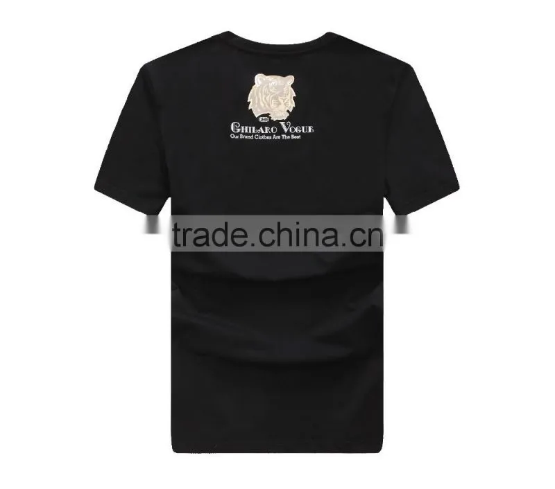 wholesale 95cotton 5spandex brand fashion slim t shirt