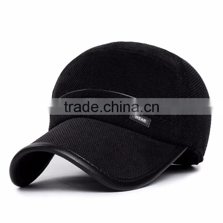 6 panel 100% cotton baseball hats and caps