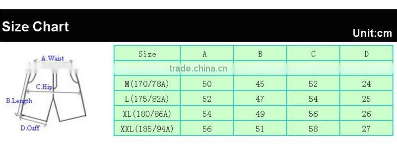 Fashion design summer cool plus size men striped shorts China supplier