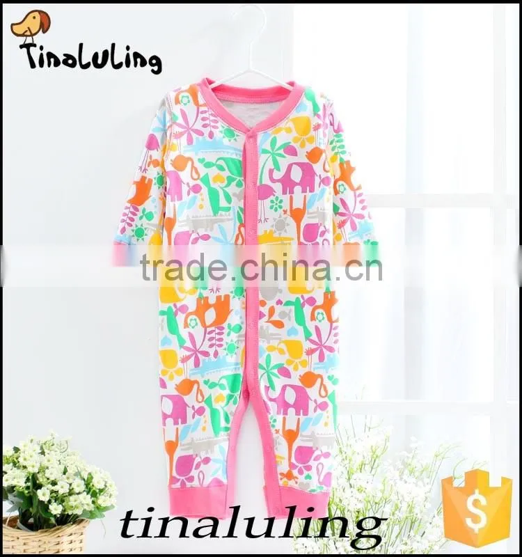 new arrival infant baby girls elephant animal rompers baby bodysuits girls romper