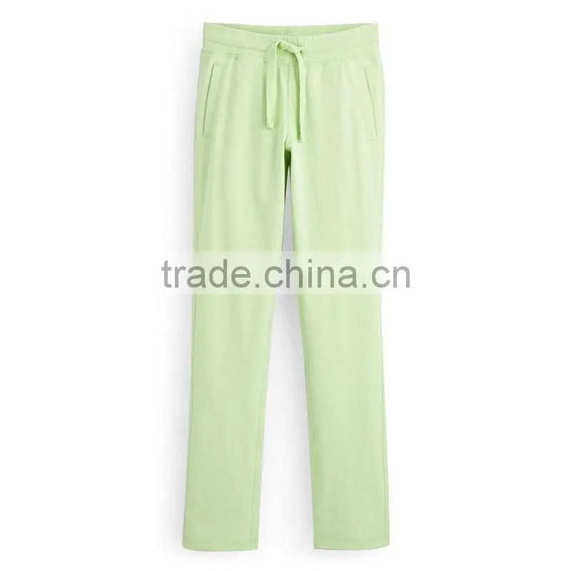 Womens Plain Fleece Pants Trousers Slim Fit Jogging Trouser Sweatpant 2015