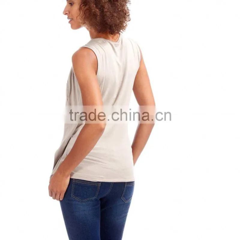 custom slim plain women tank tops