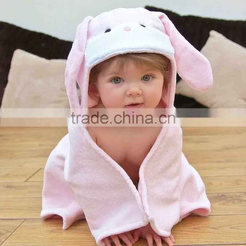 Custom Animal Design Fleece Fabric Baby Poncho Blanket