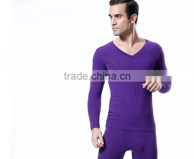 Sexy super elastane men's sleepwear suit pajamas