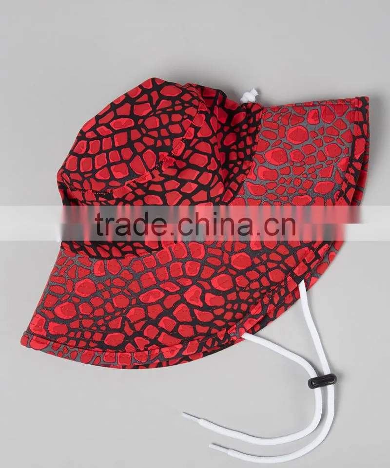 Hot Selling Girl Sunhat With Loggerhead Red Bucket Hat Girl Summer Hat Kids Wear A-NP-KC905-366