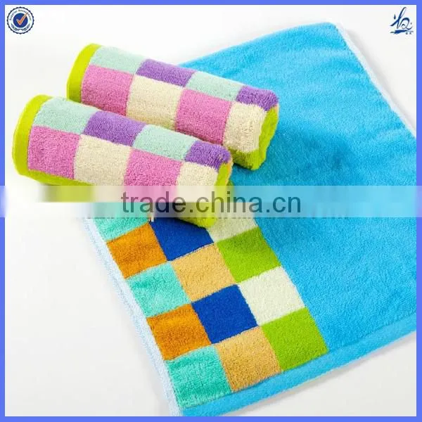 pastel color terry cloth elastic towel