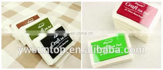 Hot Sale High Quality Inkpad Suitable for Wood Paper Cloth Fingerprint ink pad