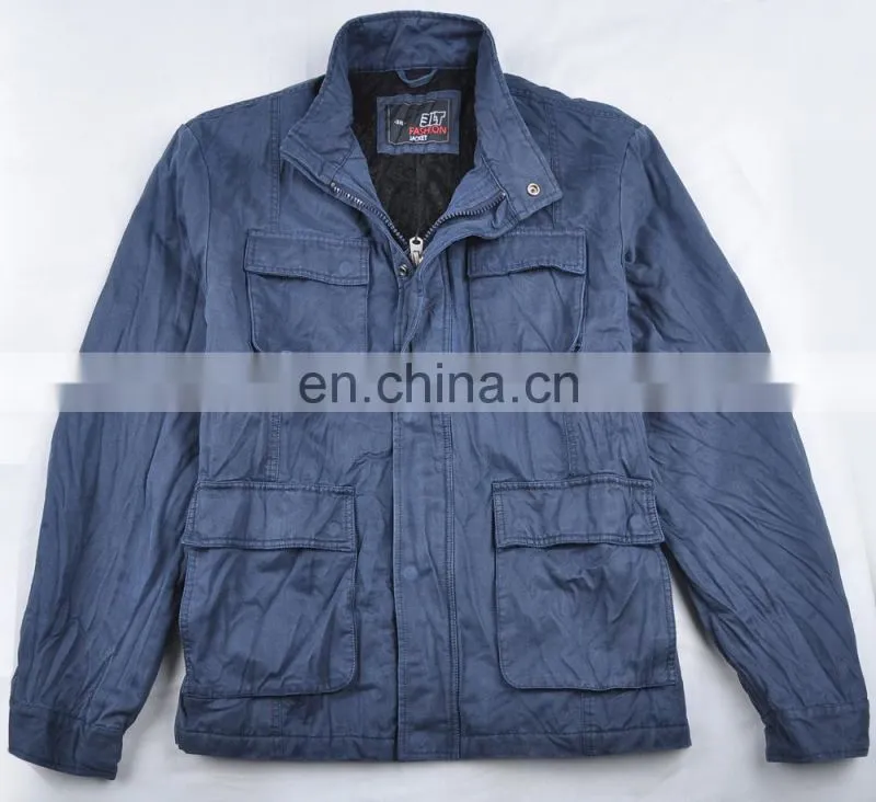 2017 hot sale fashion men cotton wash jacket