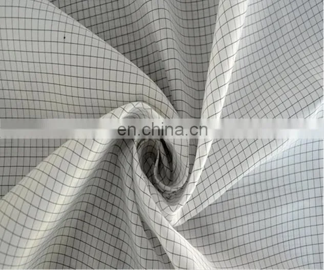 Maxsharer direct selling antistatic polyester esd 5mm grid fabric in promotion
