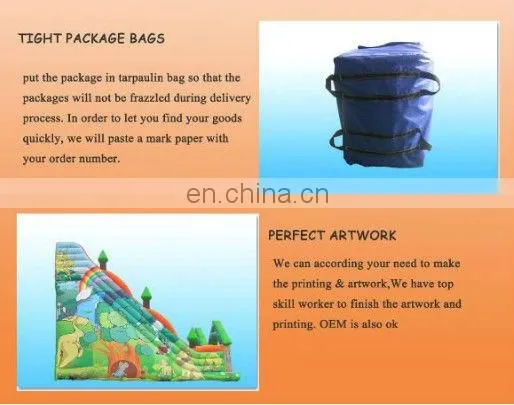 Chongqi cheap kids inflatable slide for sale