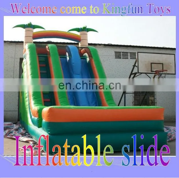 Cheap Single Lane Inflatable dry slide