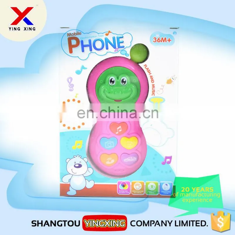 electric bee shape flashing music phone baby toys