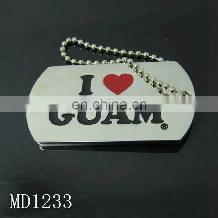 Cheap Custom Metal Key Tag, Dog Pet Keychain, Printing Logo Metal Key Chain