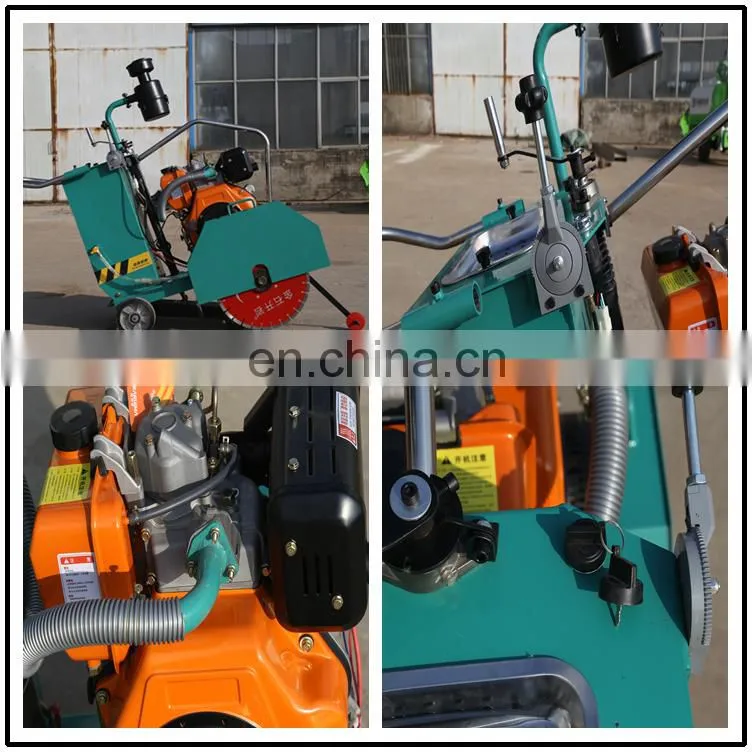 cutting portable concrete pavemen road cutter machine