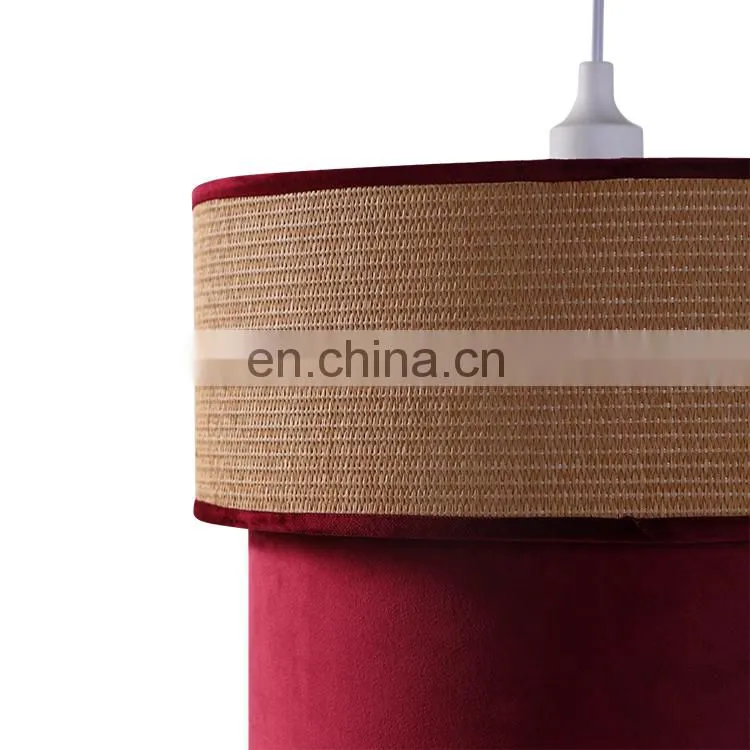 Top sale living room red indoor lighting ceiling hotel modern pendant lamps for home decor