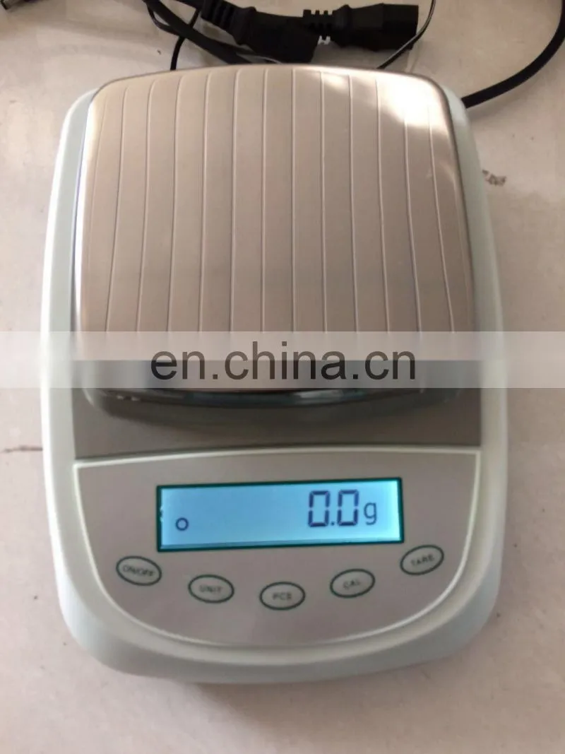 TD-30002A LCD Square Platter External Calibration Scale Electronic Balance
