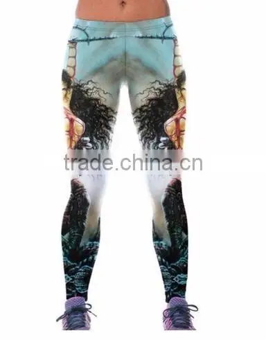 Women Sexy Floral Print High Elastic Skinny Leggings Milk Silk Slim Capris Pants Velvet Stylish Western Fashion Winter Legging P