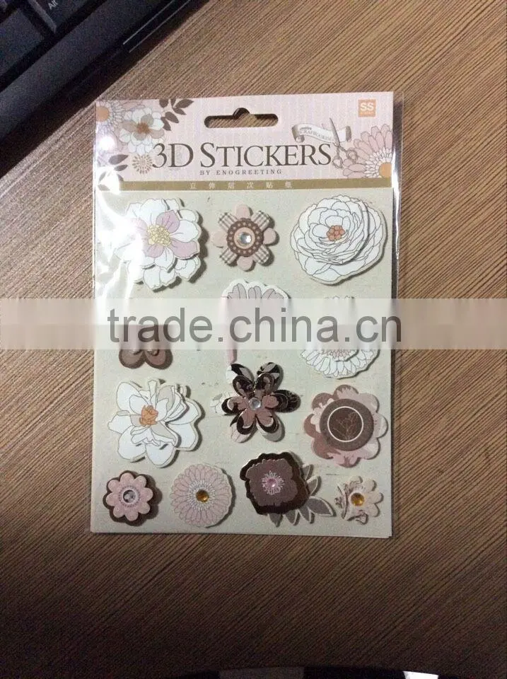 3d home decor christmas sticker DIY