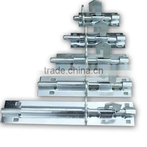 8 inch Zinc Plated Cold Rolled Steel Tower Bolts for Doors