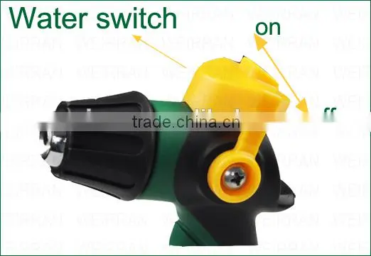 (74241) flexible garden rotary thumb control plastic air atomizing spray nozzle