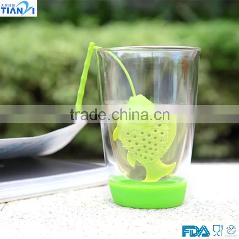 Eco Friendly BPA Free FDA Approved Non-toxic Silicone Tea Infusers