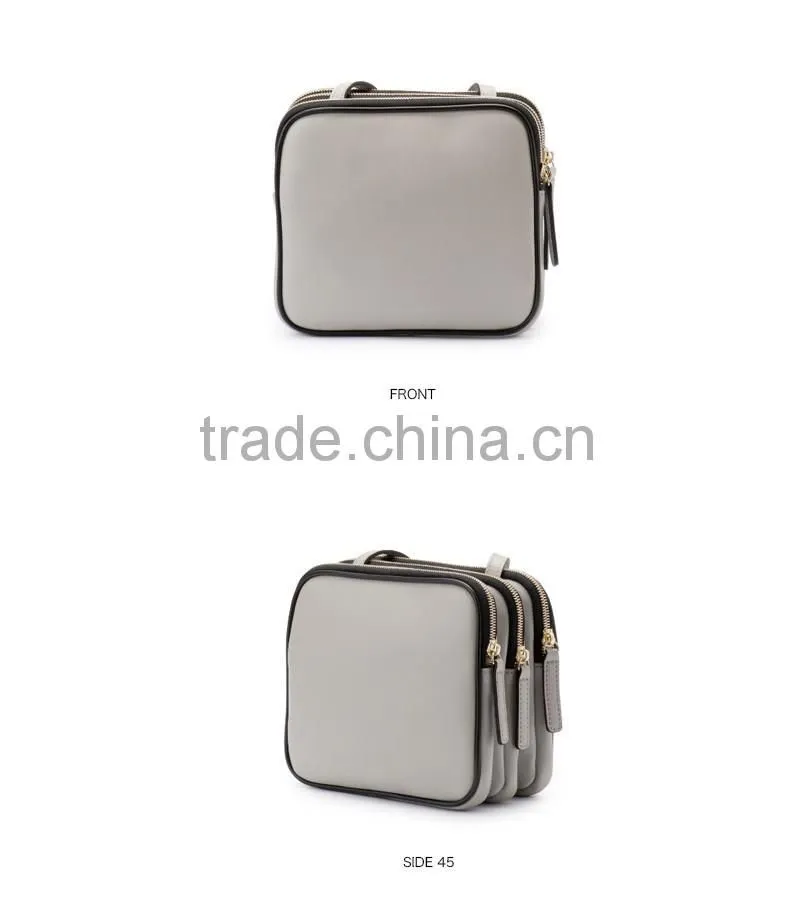 Wholesale Guangzhou Custom Logo High Capicity Genuine Nappa Leather Small Hand Bag Shoulder Bags for Lady