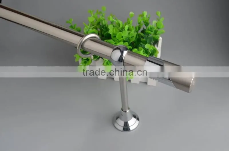 Curtain pole ends sliced ball finials