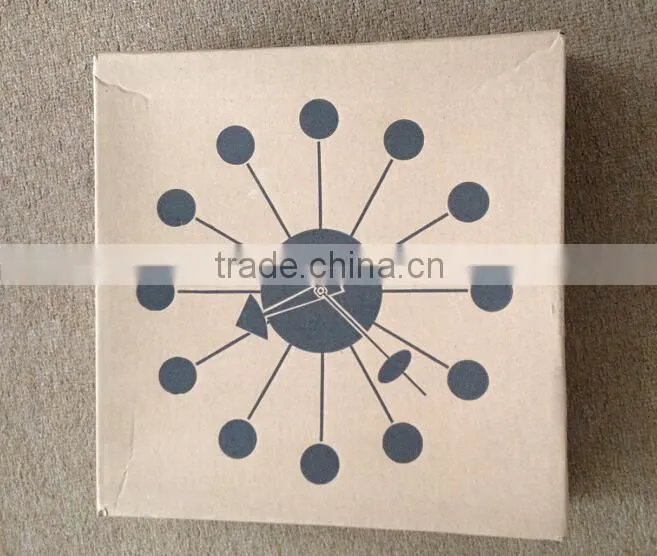 designer wall clock Mulit Coloured Ball Clcok wall clocks for bedroom
