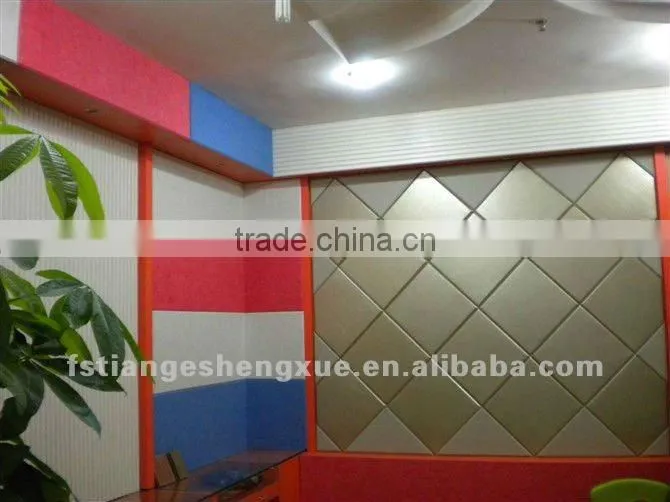 Cinema or KTV sound proof fiber panels