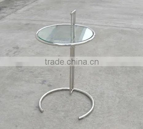Eileen Gray height Adjustable aluminium Table