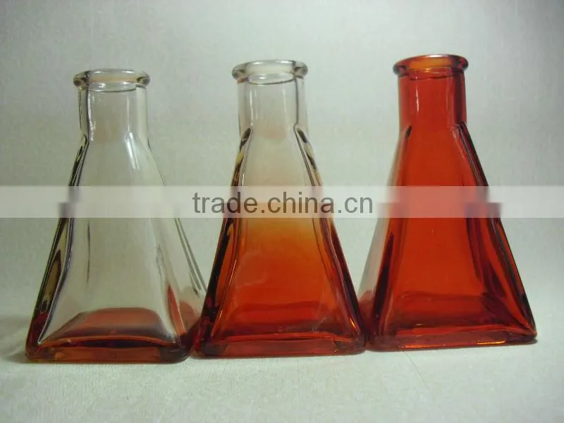glass aromatherapy diffuser bottle green colour