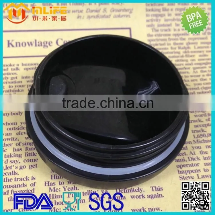 food grade material envirmental design 350ml double wall steal inner bamboo cap