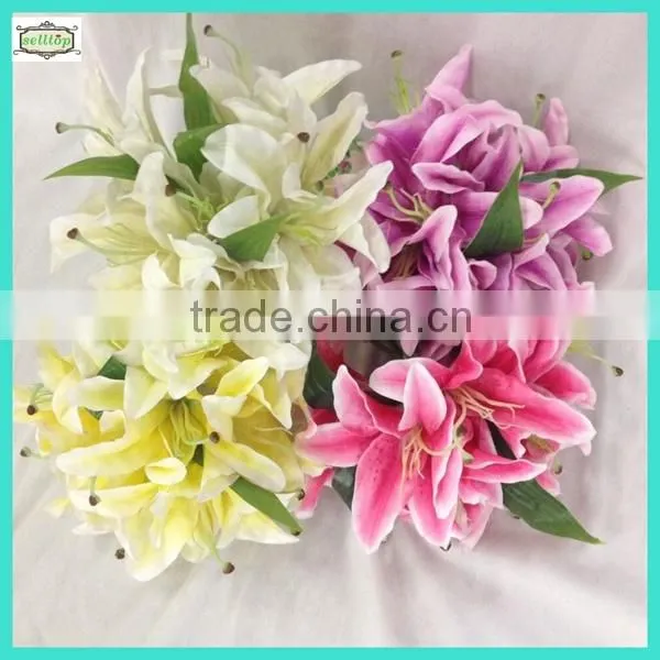 20cm 15heads mini fabric artificial bouquet