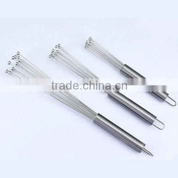 Amazon Hot New Model 12inch manual stainless steel ball egg whisk kitchen whisk tools egg beater