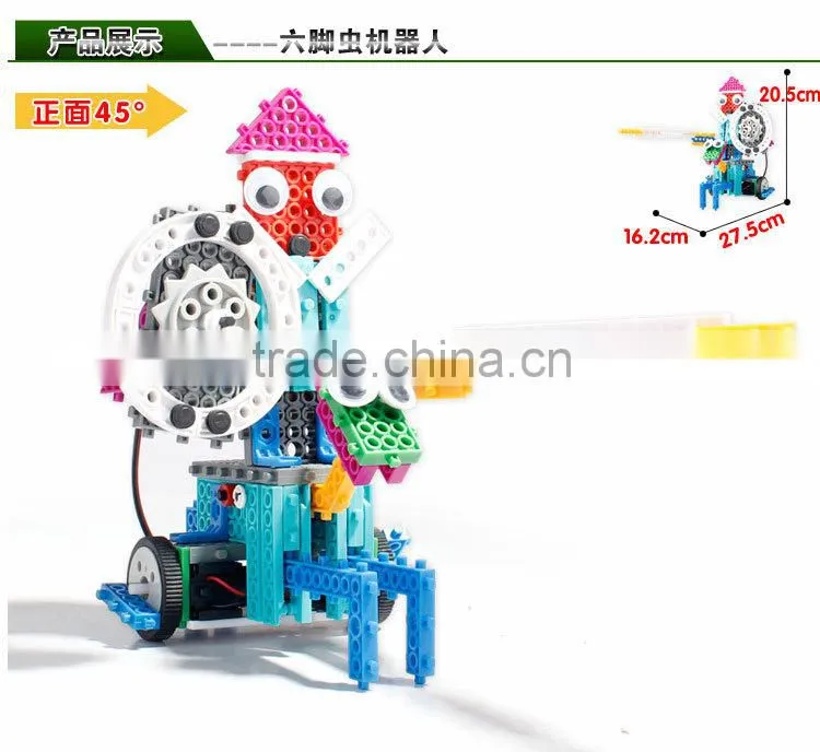 Hot style4 Channel Remote Control suit remote Variety building blocks bricks educational toys assembled robot tank