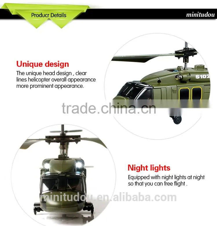 2014 Hot sales! S102G mini RC Helicopter Remtoe Control Helicopter Smart Drone RC toys