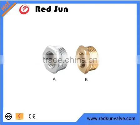 HR7070 factory manufacture forged brass water ppr/pvc pipe bush plumbing fittings
