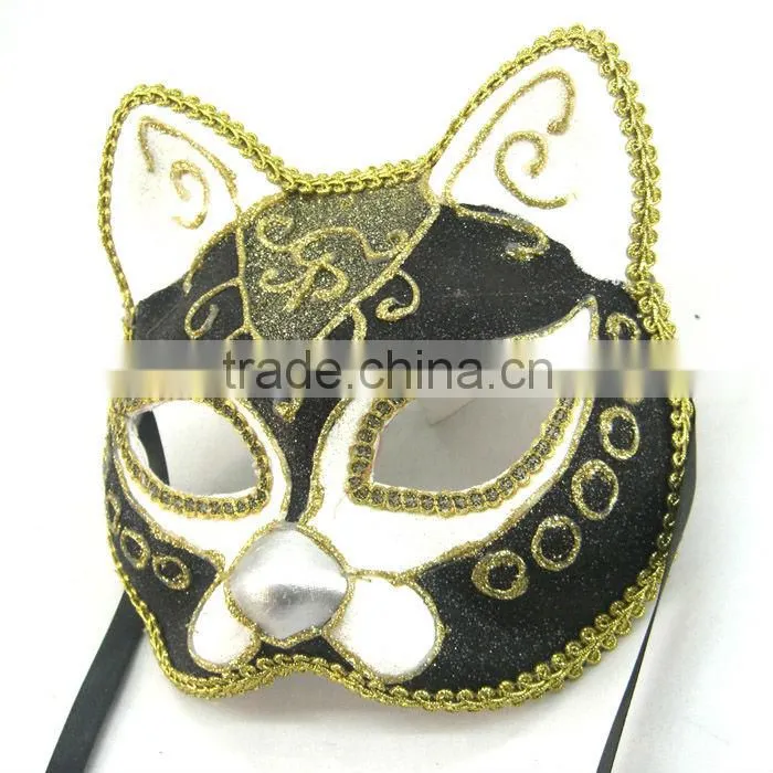 Sexy Animal Cat Mask For Carnival Hand Made Perfect Pattern