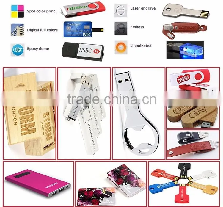 Custom business card USB usb flash memory card 16GB credit card usb flash drive free sample for sony/HP PC company